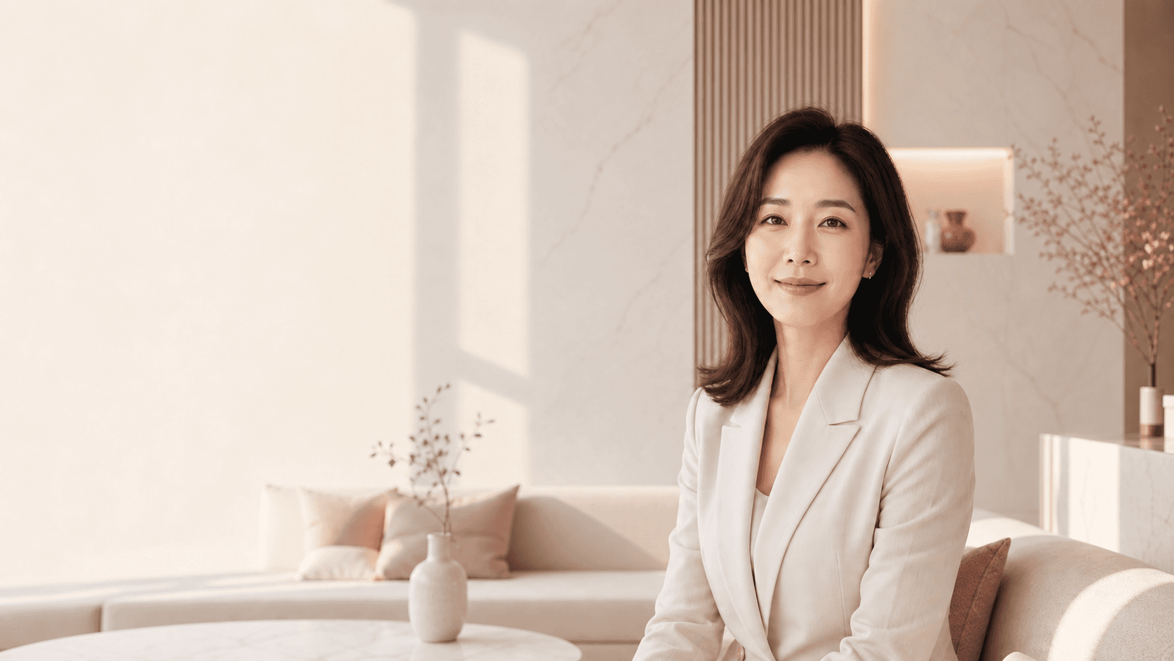 상담을 받는 여성