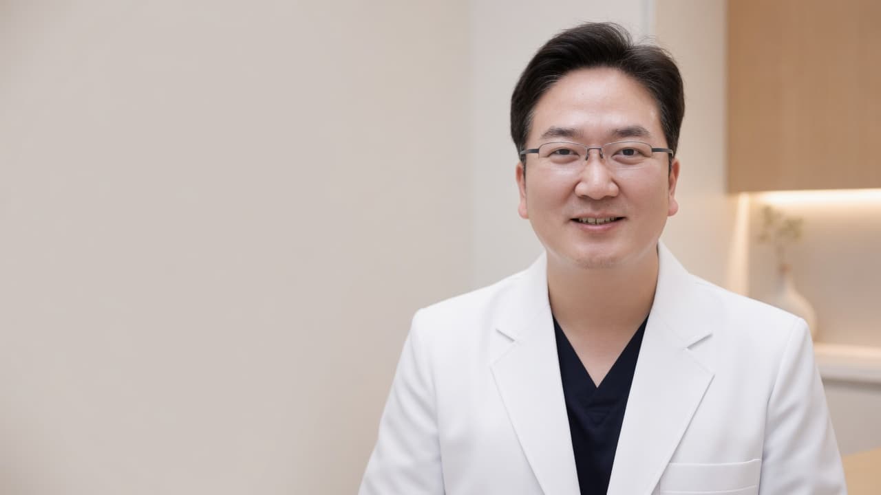 설명 중인 정준우 원장